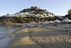 Wunderschöne Ausblicke auf Rhodos Mitsegeln in Griechenland zur Insel Rhodos