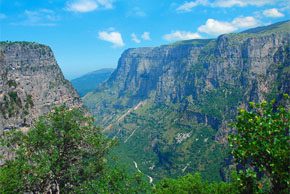 Vikos Schlucht bei Griechenland Reisen