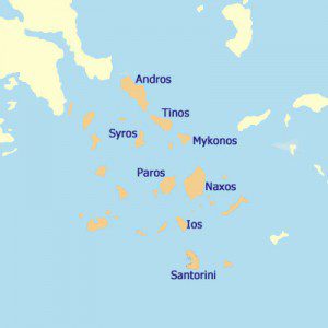 Inseln der Kykladen