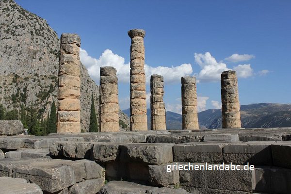 Poseidon Tempel Delphi