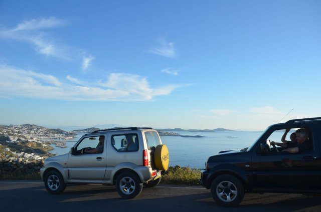 Mietwagen beim Inselhüpfen Ausflug Jeep Safari