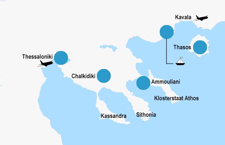 Inselhüpfen und Inselhopping Griechenland