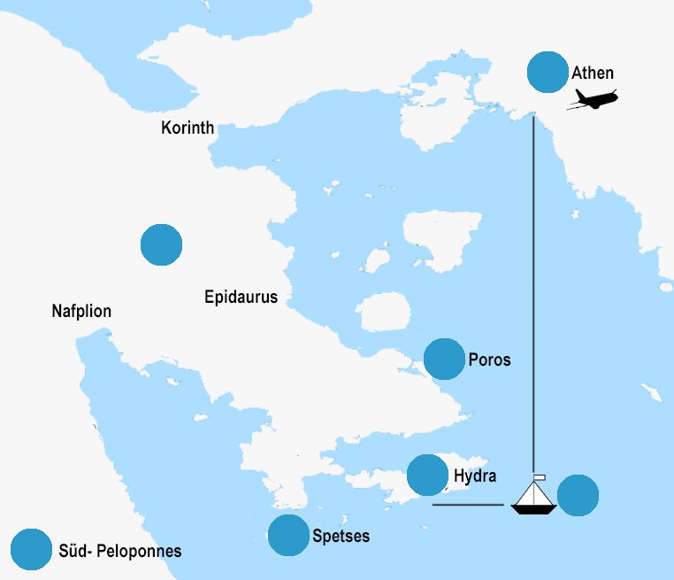 Inselhüpfen Saronische Inseln