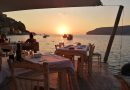 Sonnenuntergang auf Peloponnes in Griechenland
