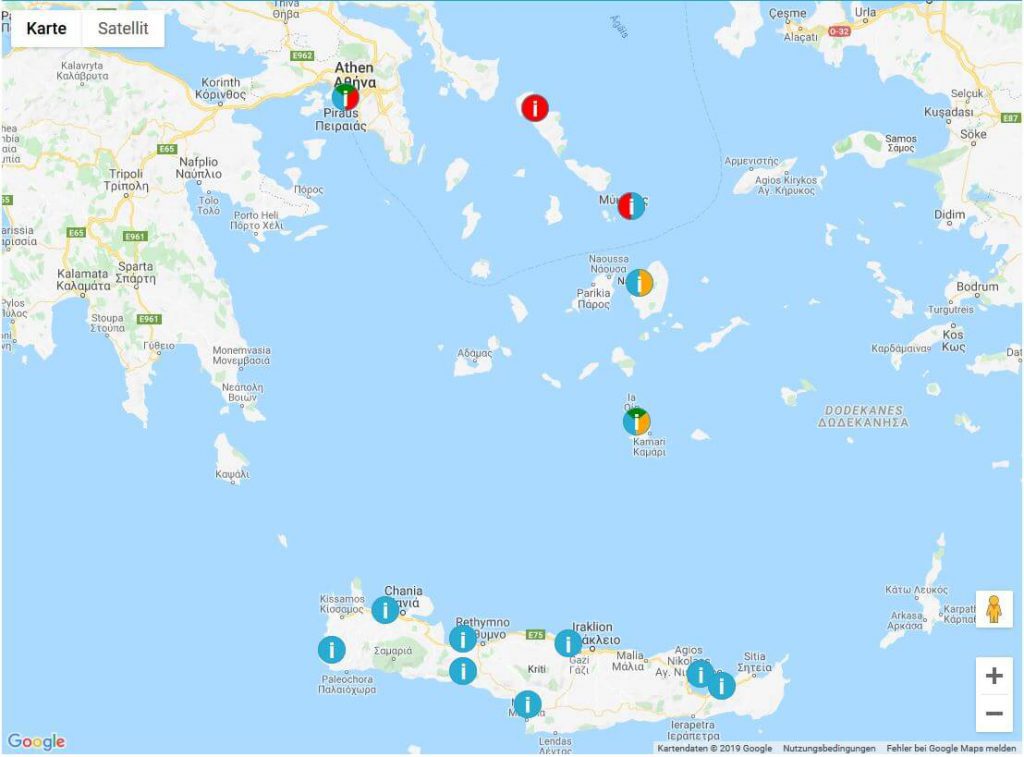 Inselkombination Kreta mit Kykalden und Athen