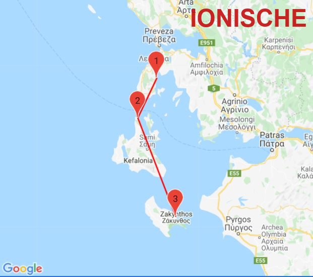 Inselhüpfen Ionische Inseln